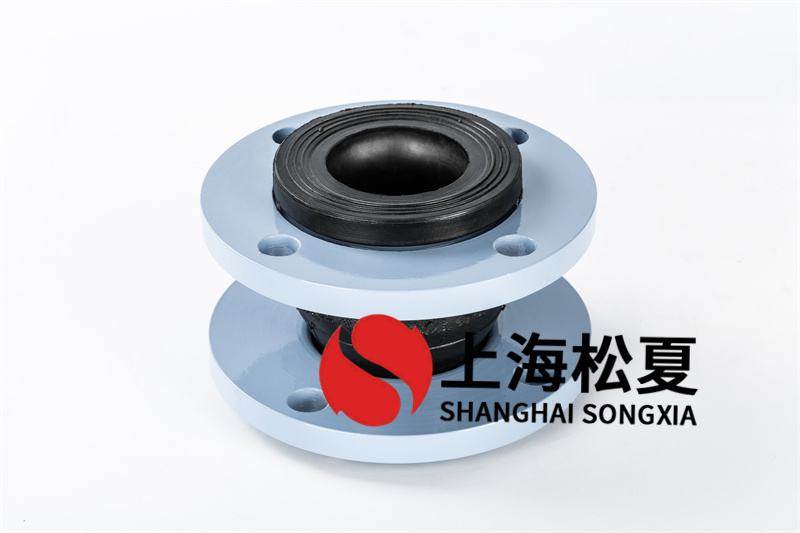 立式熱水循環(huán)泵安裝DN65橡膠饒性管接頭.jpg